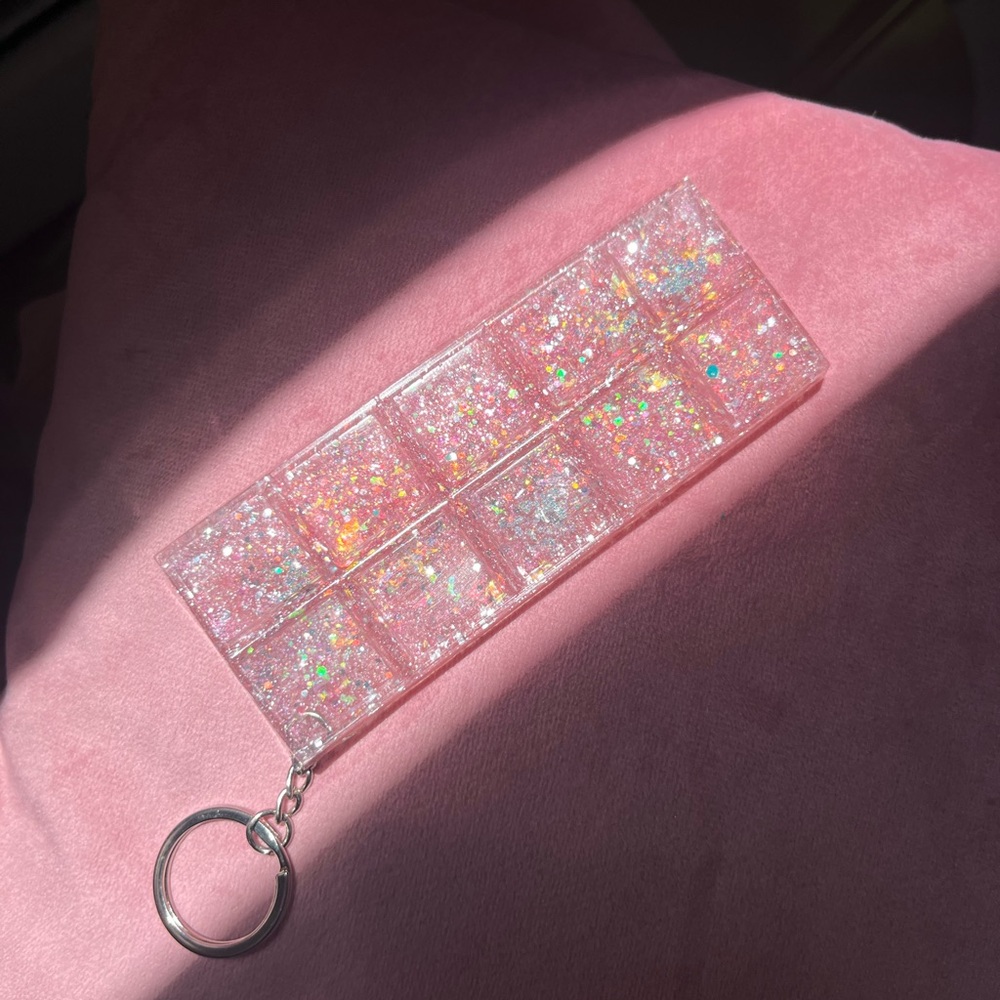 Candy Bar Keychain Pink